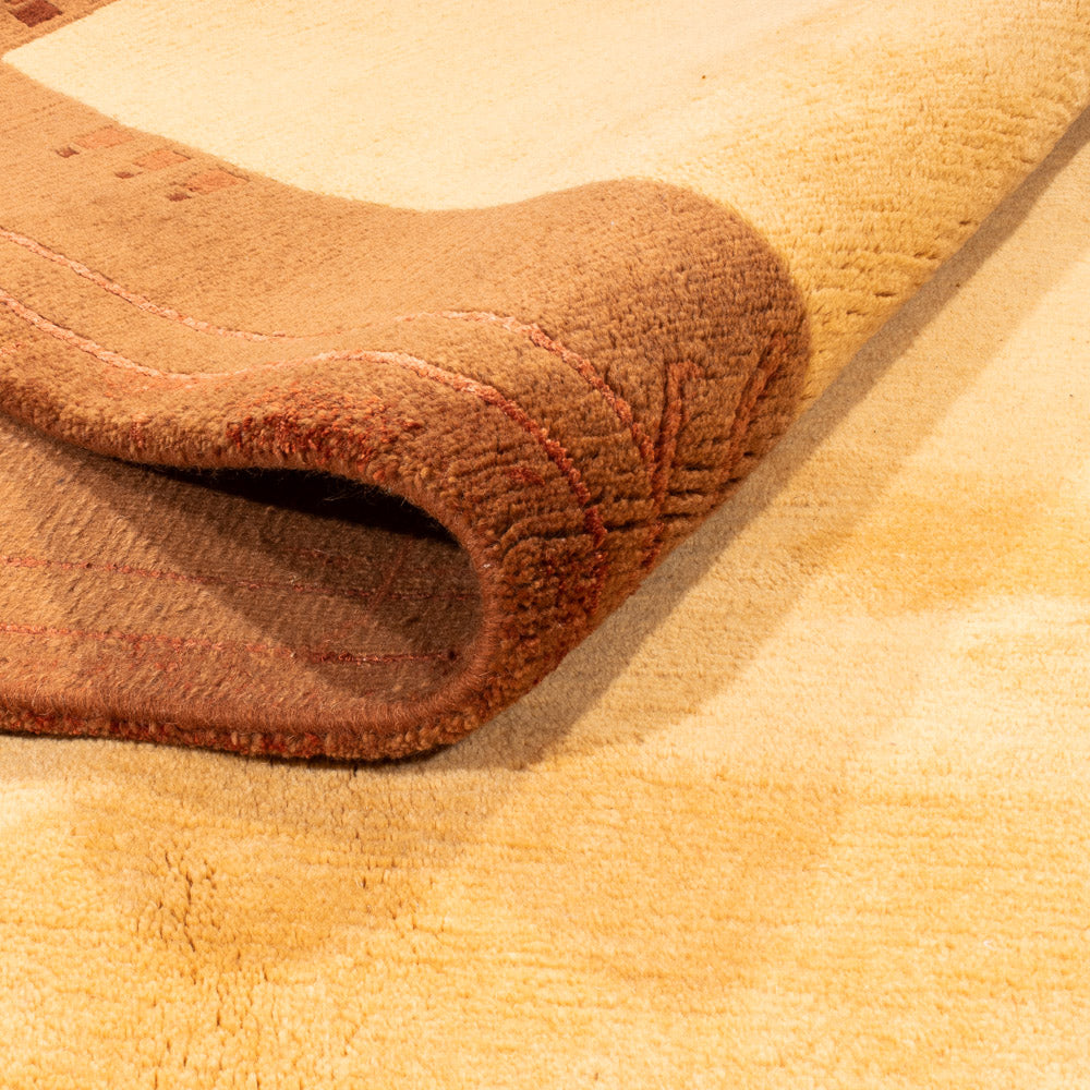 Dywan z Nepalu - Royal - 299 x 202 cm - złoto