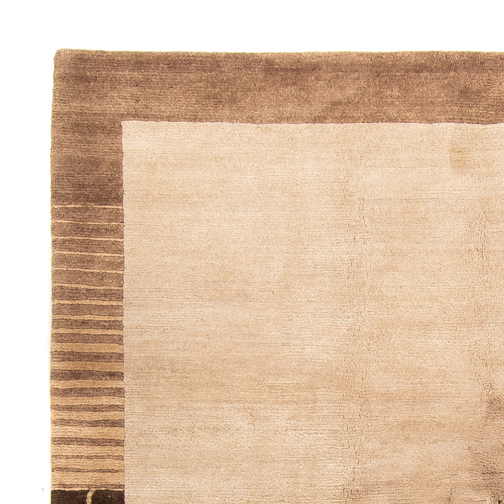 Dywan z Nepalu - Royal kwadratowy  - 204 x 198 cm - beżowy