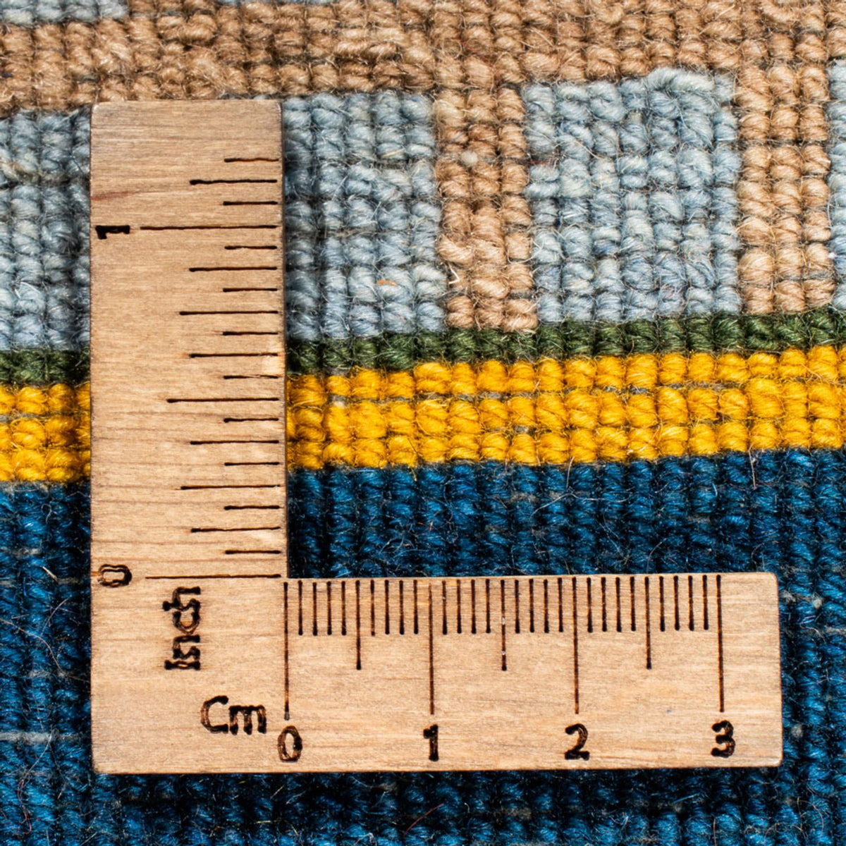 Dywan Gabbeh - Loribaft Perski - 161 x 110 cm - niebieski