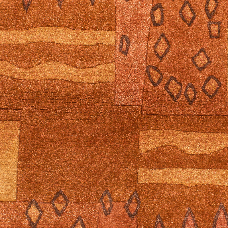 Dywan z Nepalu - 183 x 120 cm - brązowy