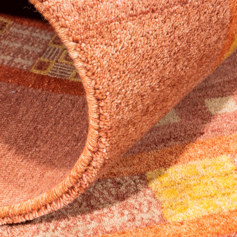 Dywan Gabbeh - Loribaft Perski - 170 x 120 cm - karmelowy