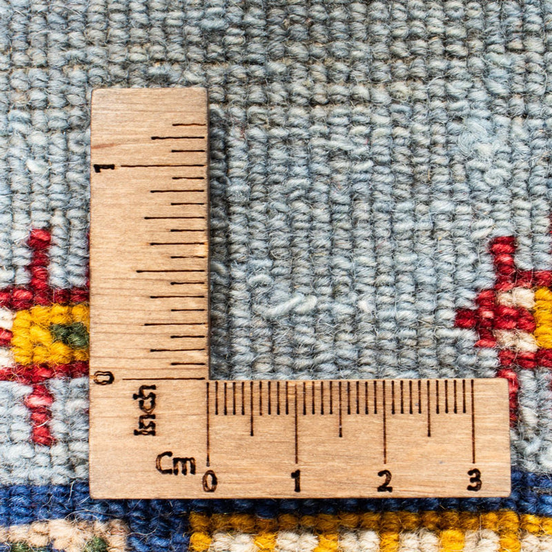 Dywan Gabbeh - Loribaft Perski - 174 x 126 cm - jasnoniebieski