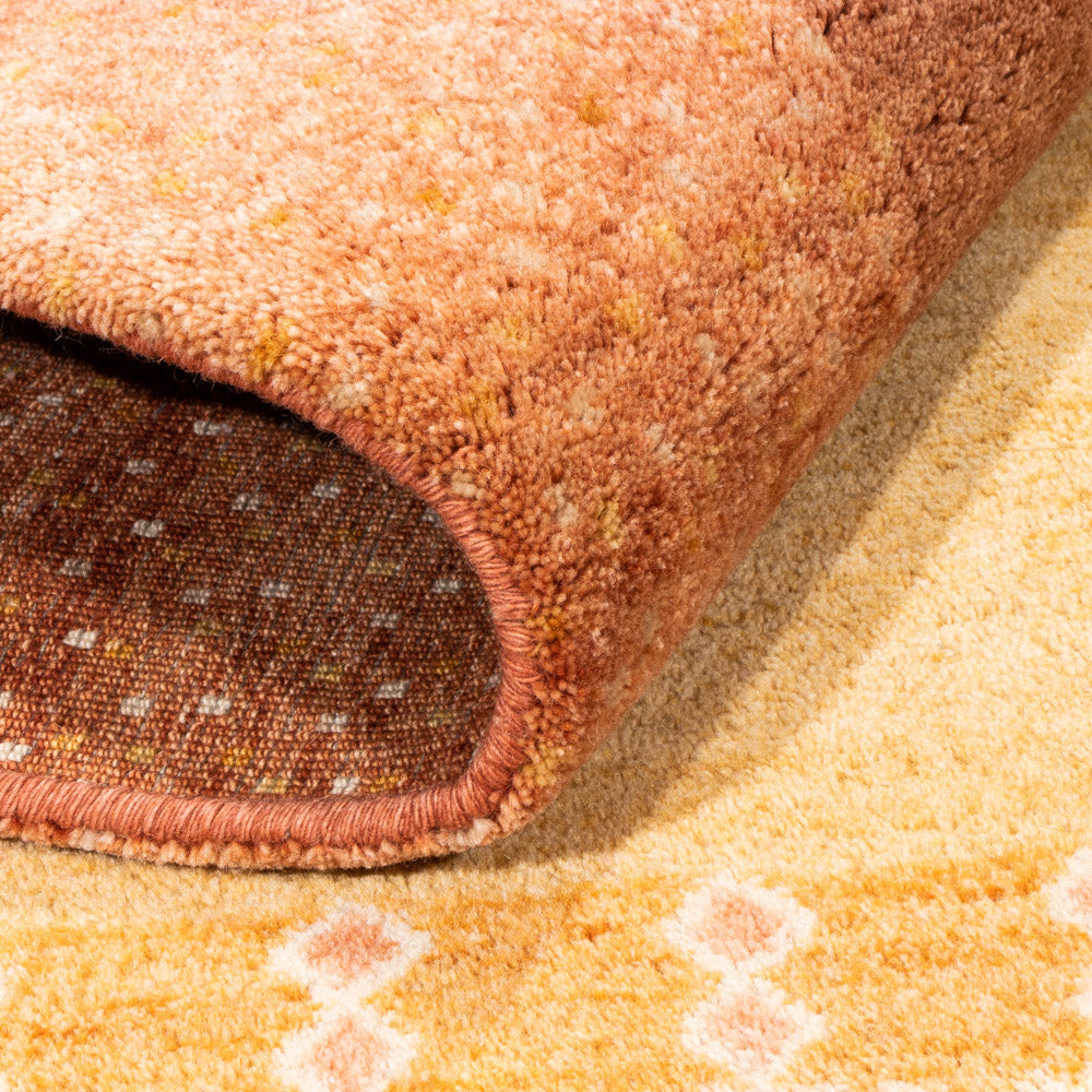 Dywan Gabbeh - Loribaft Perski - 180 x 124 cm - karmelowy