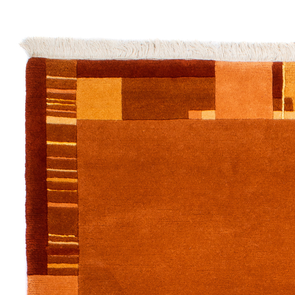 Dywan z Nepalu - 179 x 119 cm - brązowy