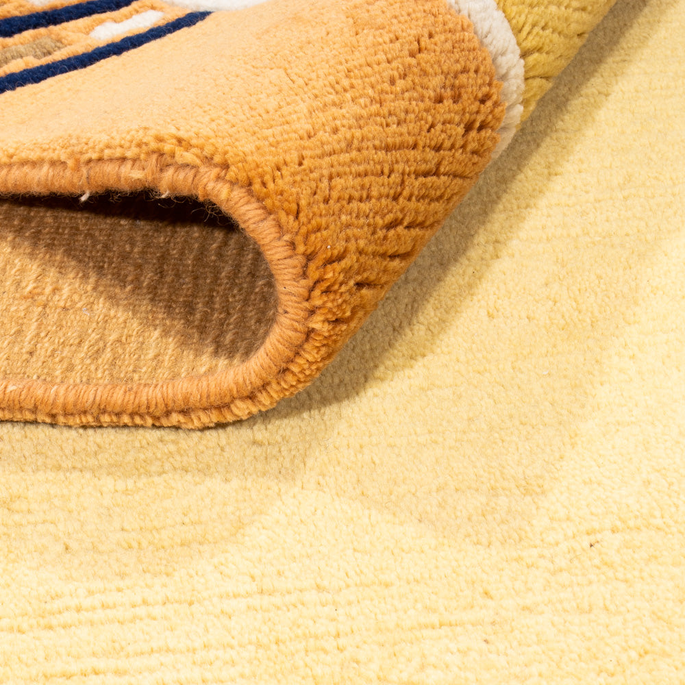 Dywan z Nepalu - 180 x 120 cm - złoto