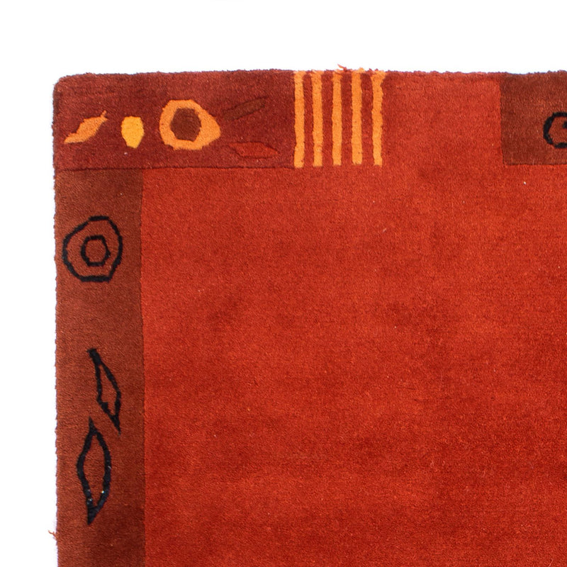 Dywan z Nepalu - 180 x 120 cm - czerwony