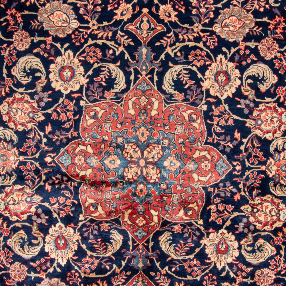 Dywan perski - Klasyczny - 382 x 273 cm - ciemnoniebieski