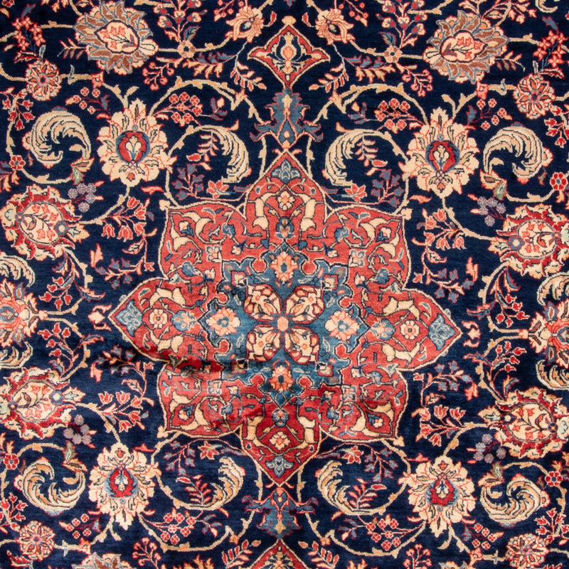 Dywan perski - Klasyczny - 382 x 273 cm - ciemnoniebieski