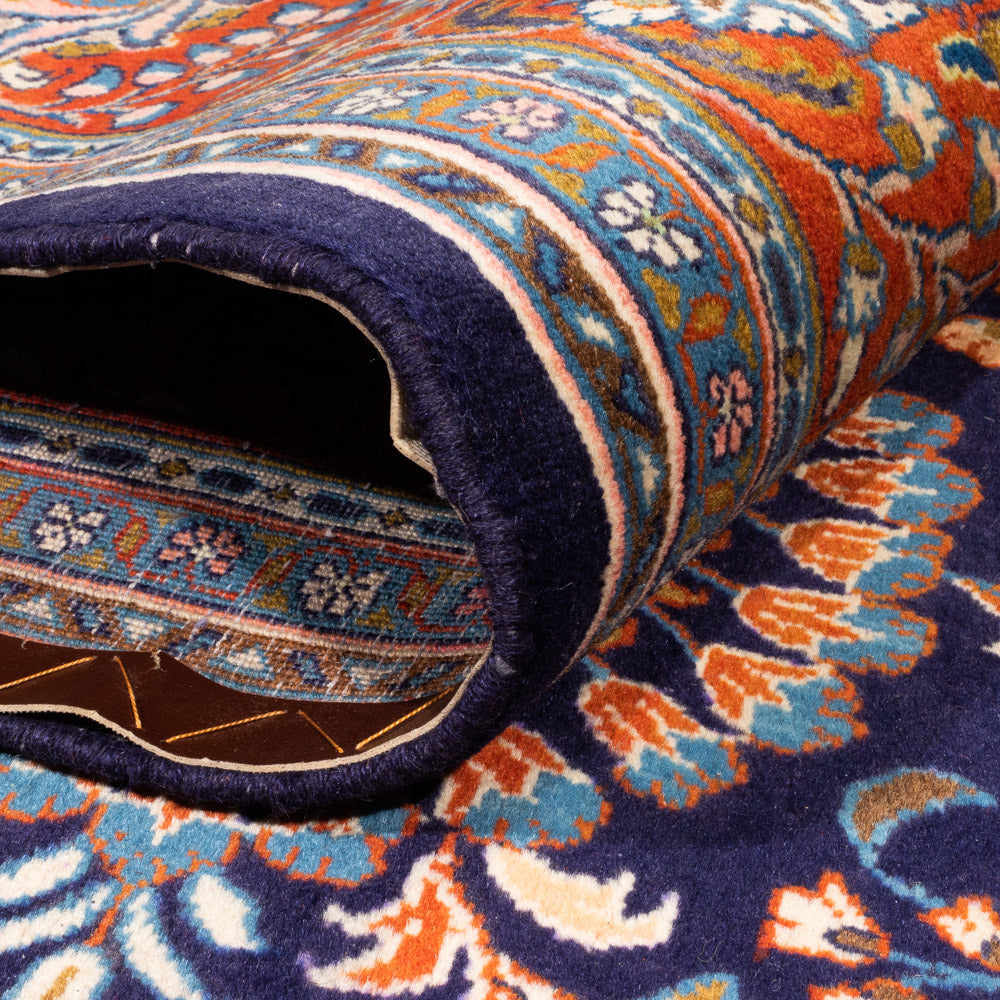 Dywan perski - Klasyczny - 345 x 243 cm - ciemnoniebieski