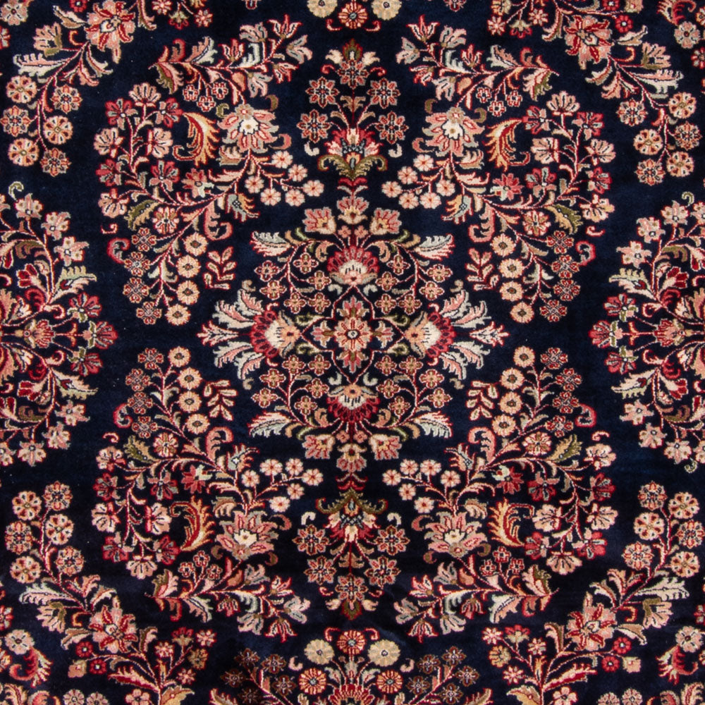 Orientalny dywan - Indus - 350 x 260 cm - ciemnoniebieski