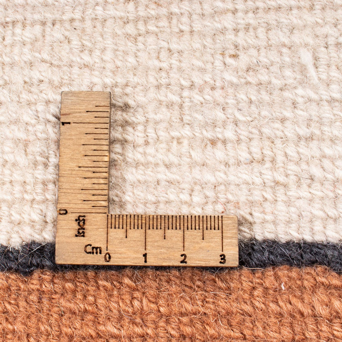 Dywan z Nepalu kwadratowy  - 250 x 250 cm - brązowy