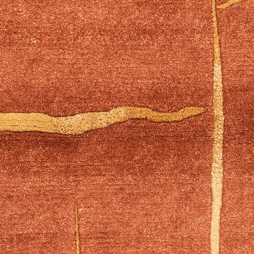 Dywan z Nepalu - 162 x 92 cm - brązowy