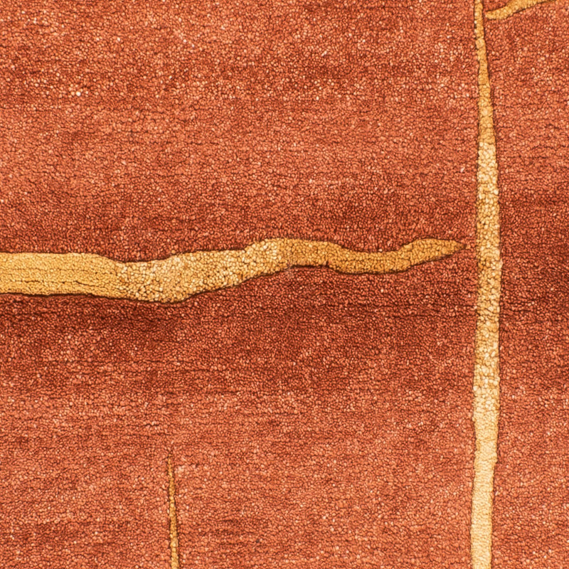 Dywan z Nepalu - 162 x 92 cm - brązowy