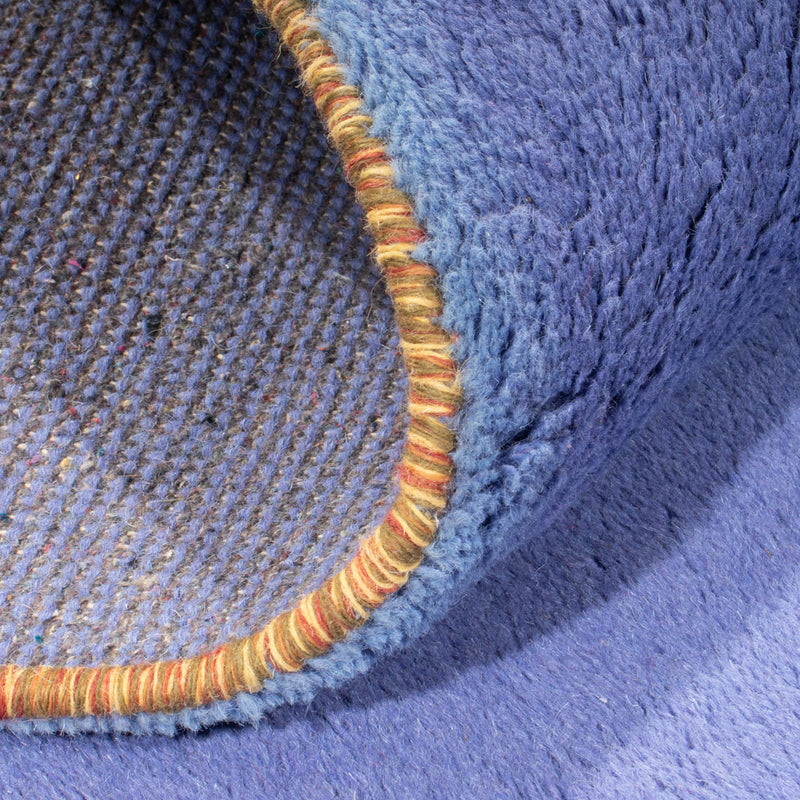 Dywan Gabbeh - Indus - 160 x 94 cm - niebieski