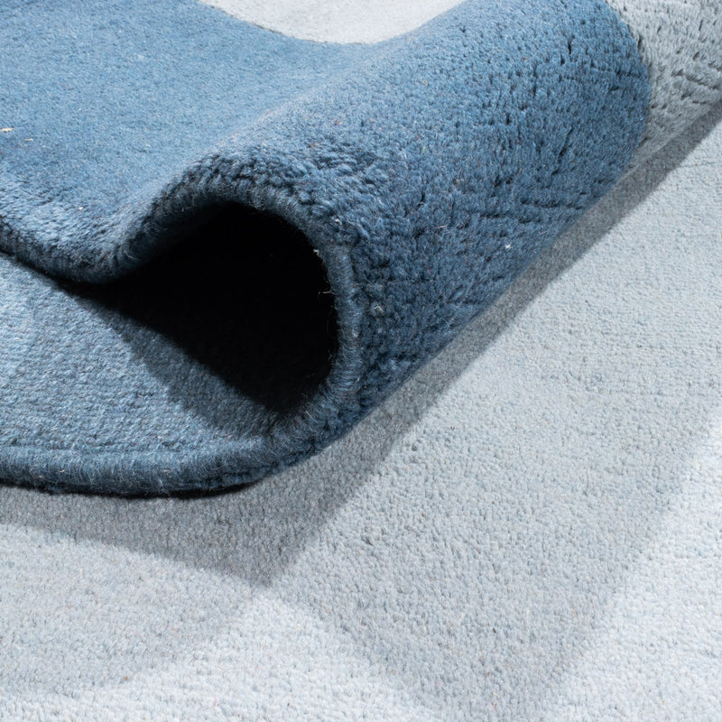 Dywan z Nepalu - Royal - 405 x 301 cm - niebieski