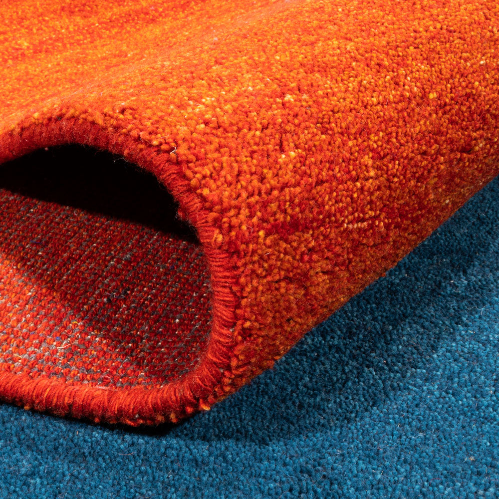 Dywan Gabbeh - Indus - 387 x 297 cm - niebieski