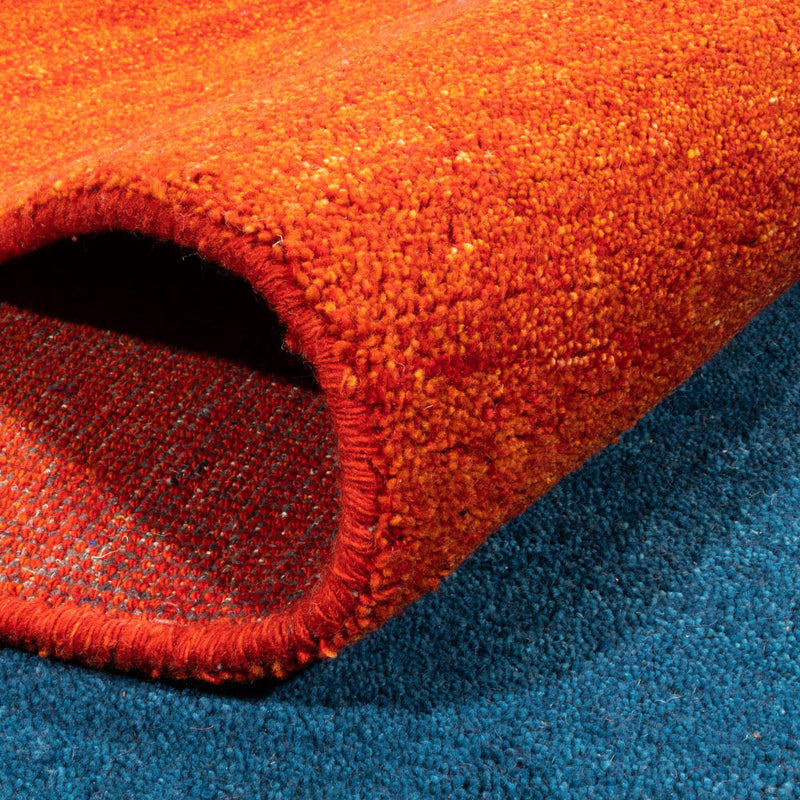 Dywan Gabbeh - Indus - 387 x 297 cm - niebieski