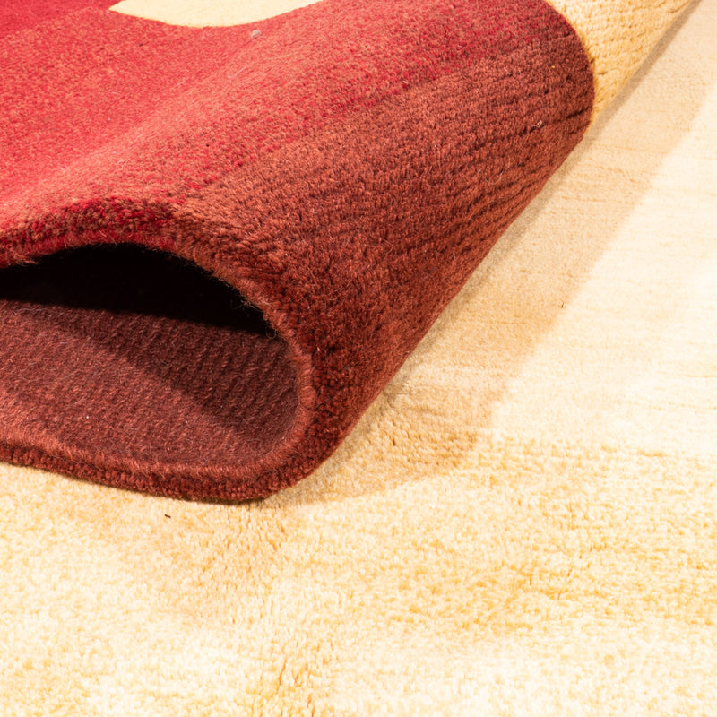 Dywan z Nepalu - 303 x 251 cm - złoto