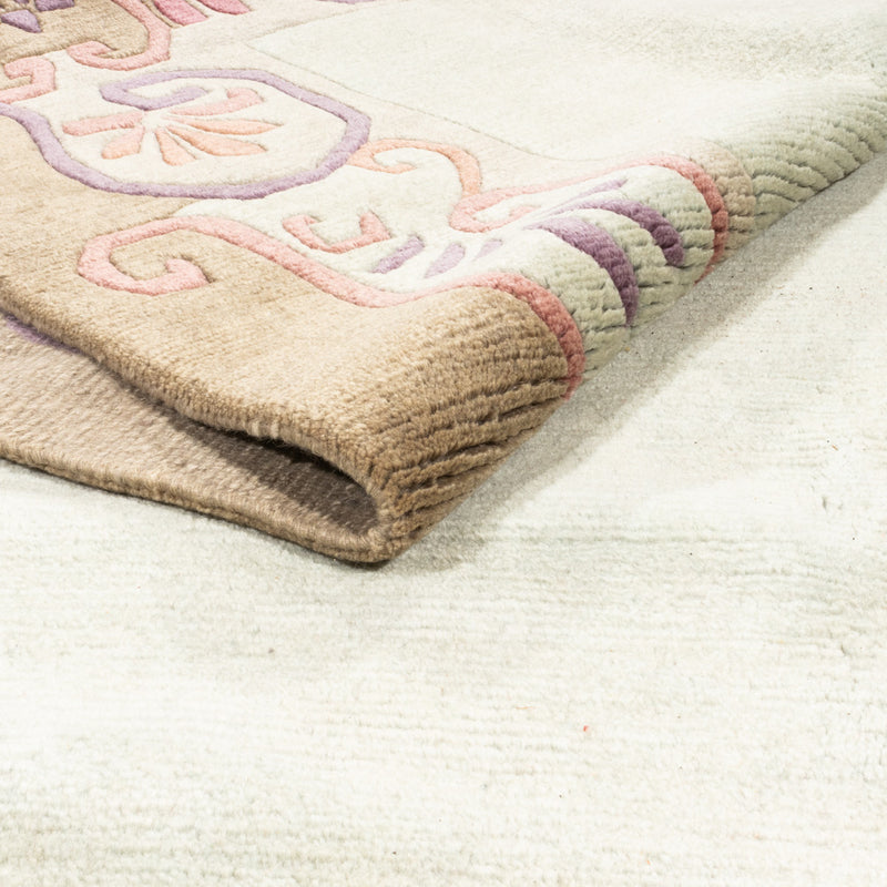 Dywan z Nepalu - 351 x 254 cm - oliwkowa zieleń