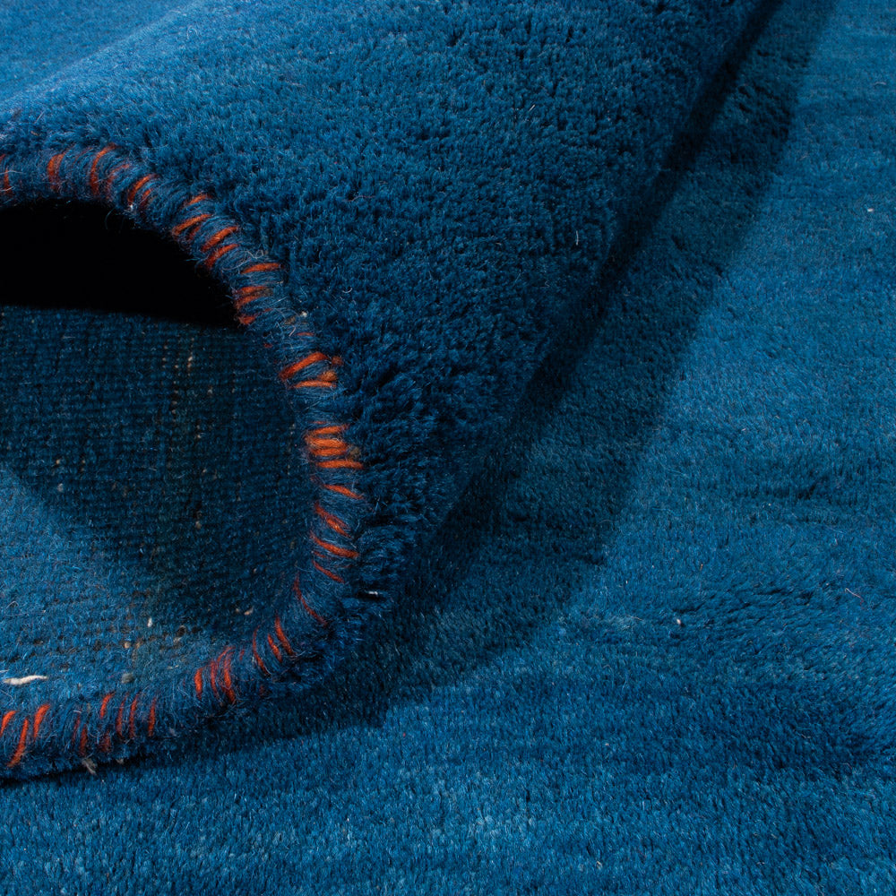 Dywan Gabbeh - Indus kwadratowy  - 261 x 246 cm - ciemnoniebieski