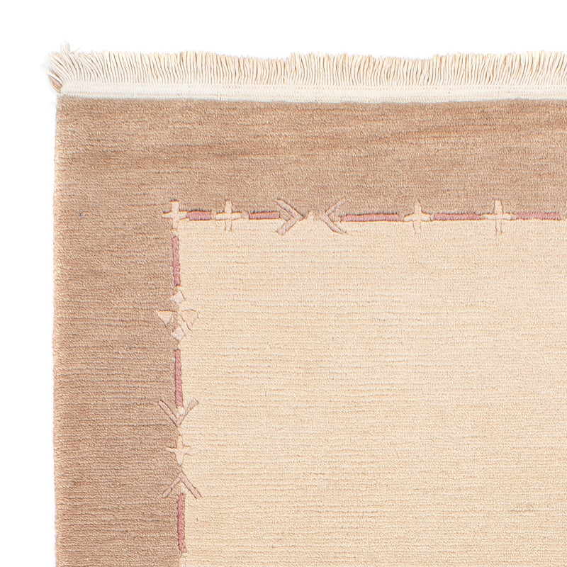 Biegacz Dywan z Nepalu - 175 x 89 cm - beżowy