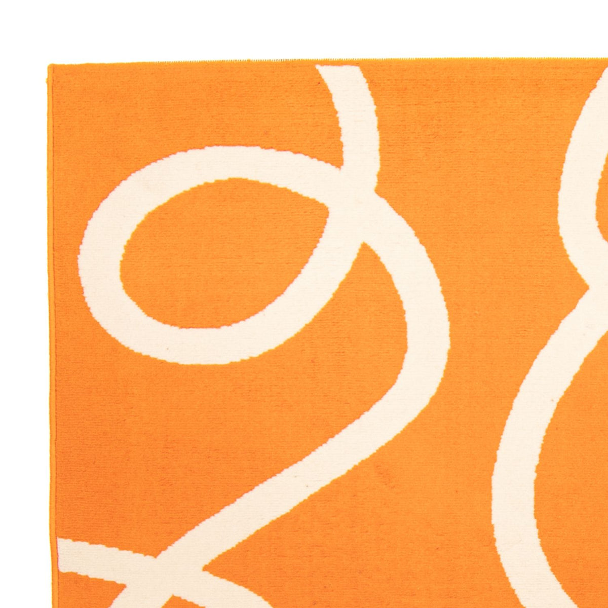 Nowoczesna wykładzina - 230 x 160 cm - pomarańczowy