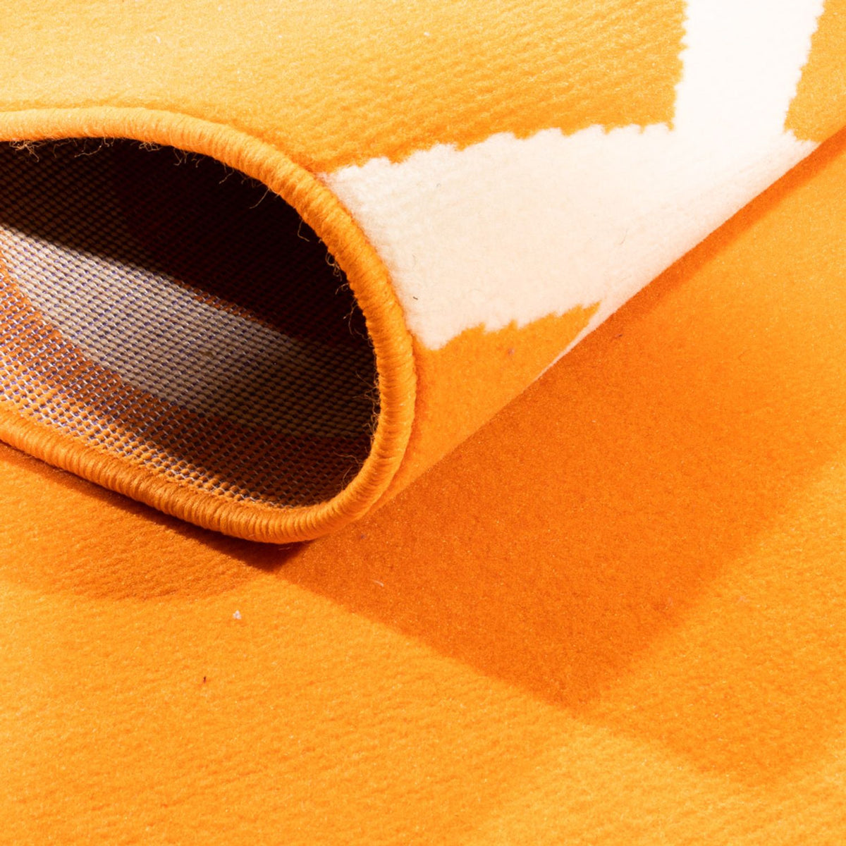 Nowoczesna wykładzina - 230 x 160 cm - pomarańczowy