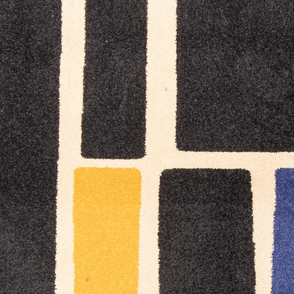 Nowoczesna wykładzina - 230 x 160 cm - ciemny beż