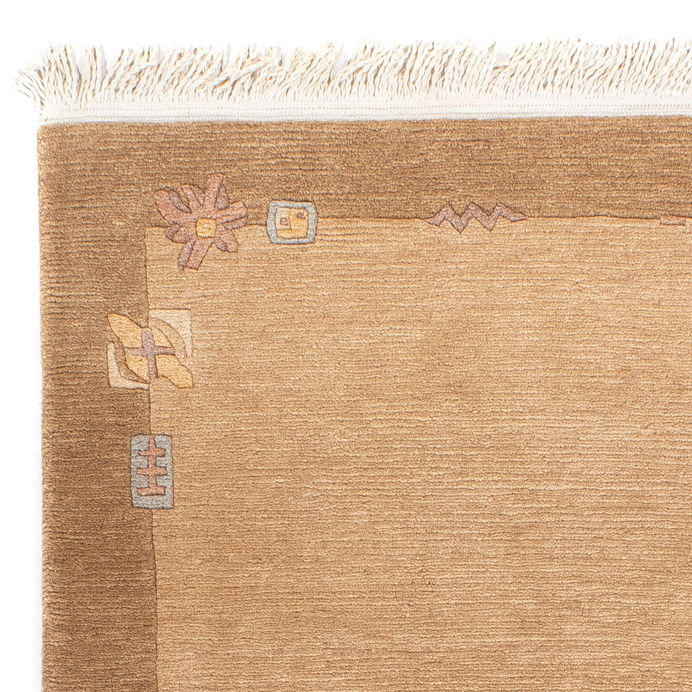 Dywan z Nepalu - Royal - 143 x 71 cm - jasnobrązowy