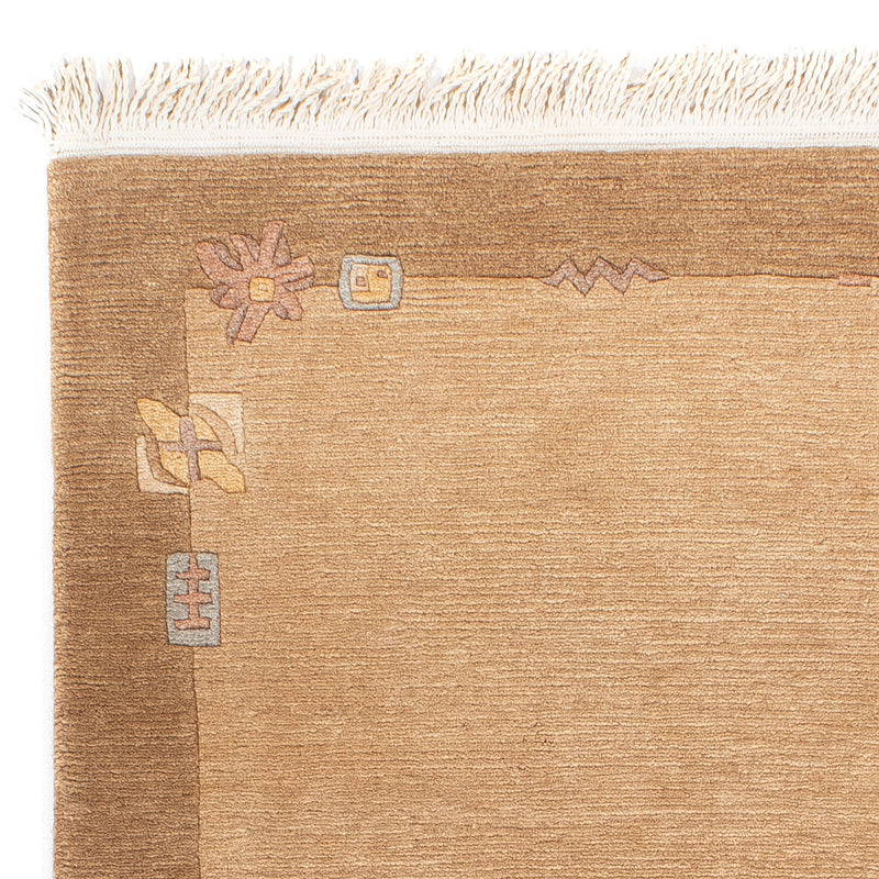 Dywan z Nepalu - Royal - 143 x 71 cm - jasnobrązowy