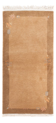 Dywan z Nepalu - Royal - 138 x 73 cm - jasnobrązowy