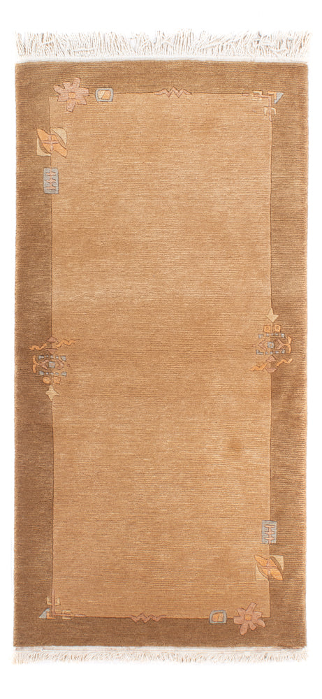 Dywan z Nepalu - Royal - 138 x 73 cm - jasnobrązowy