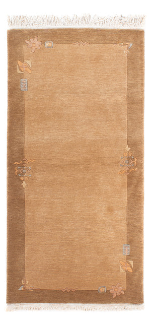 Dywan z Nepalu - Royal - 138 x 73 cm - jasnobrązowy