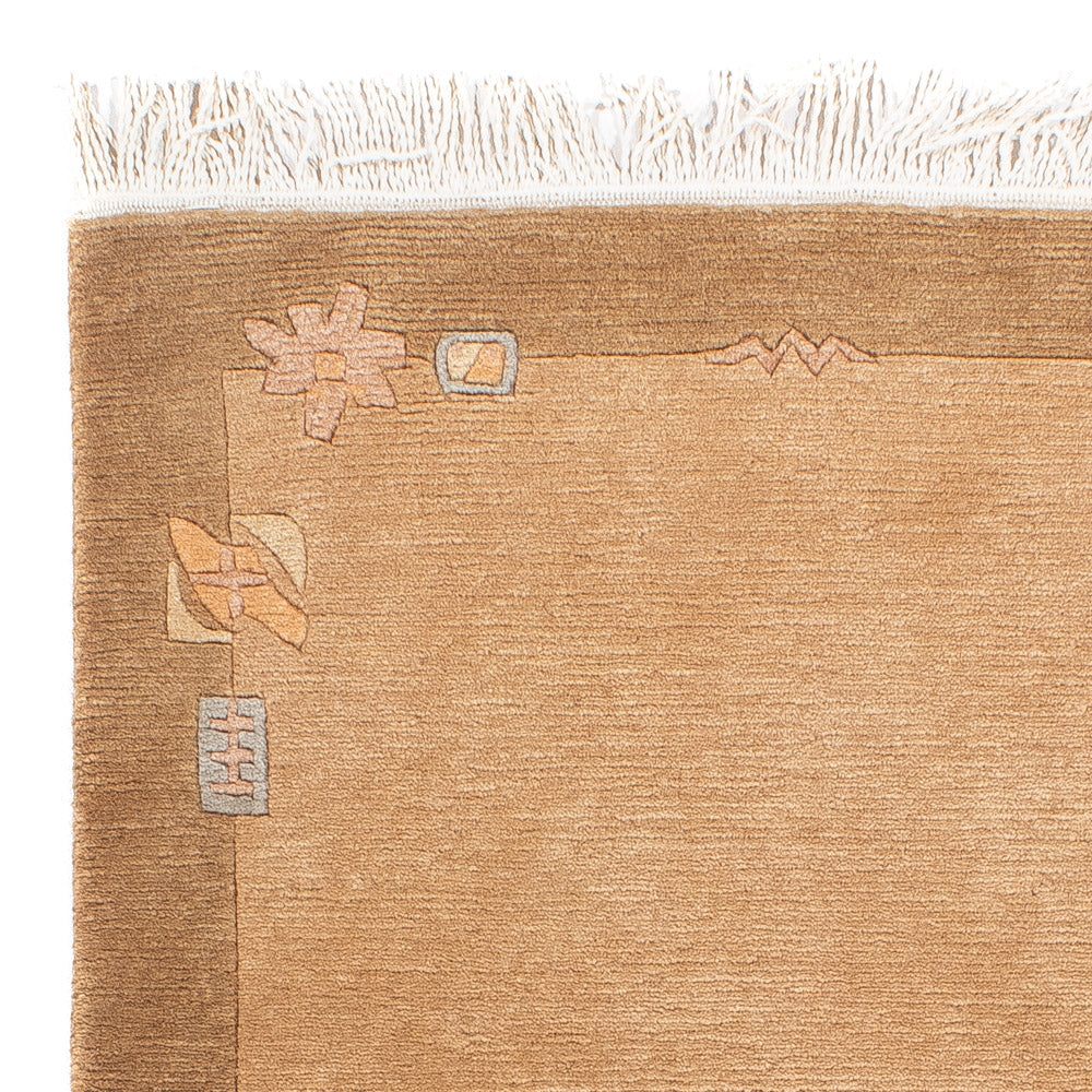 Dywan z Nepalu - Royal - 138 x 73 cm - jasnobrązowy