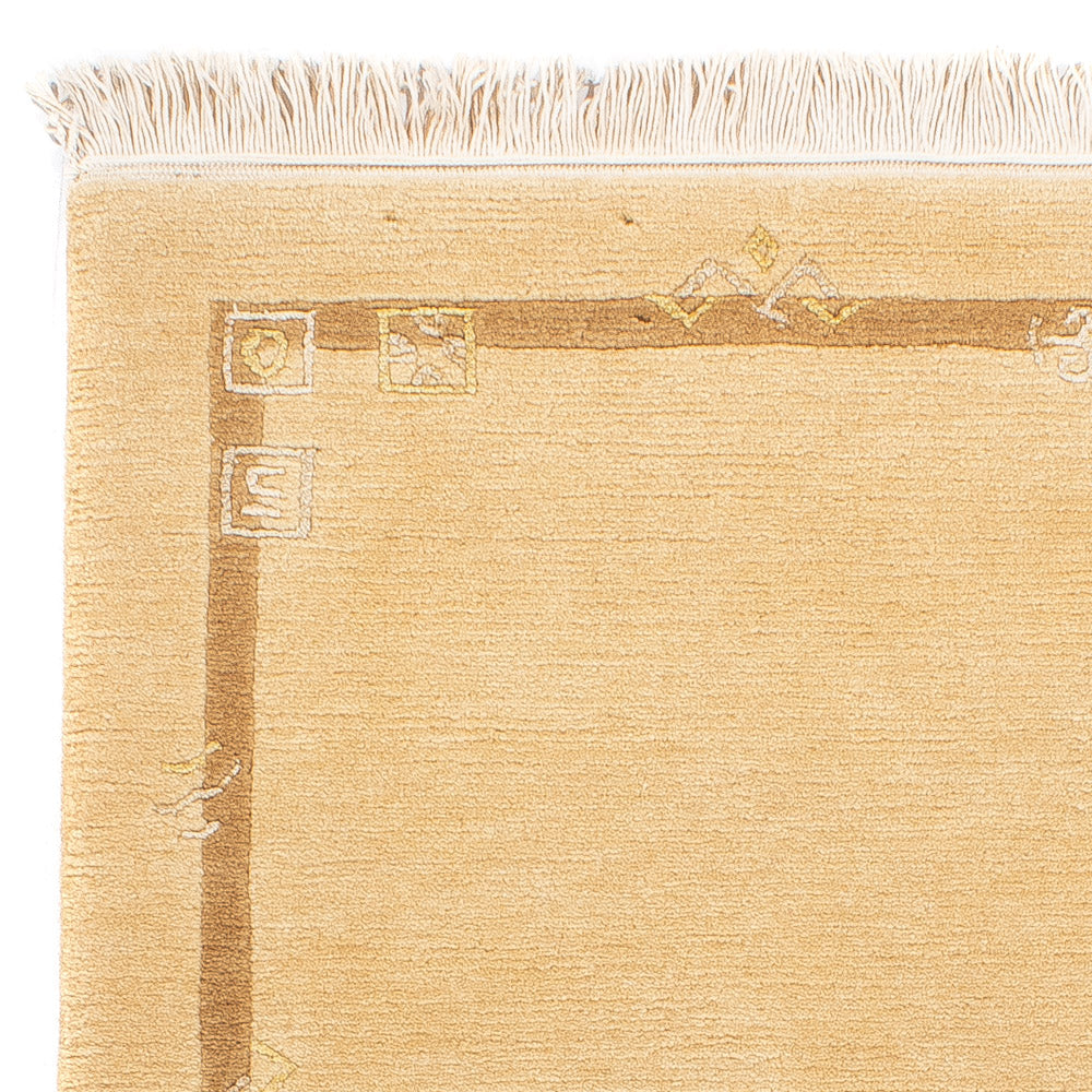 Dywan z Nepalu - Royal - 141 x 72 cm - beżowy