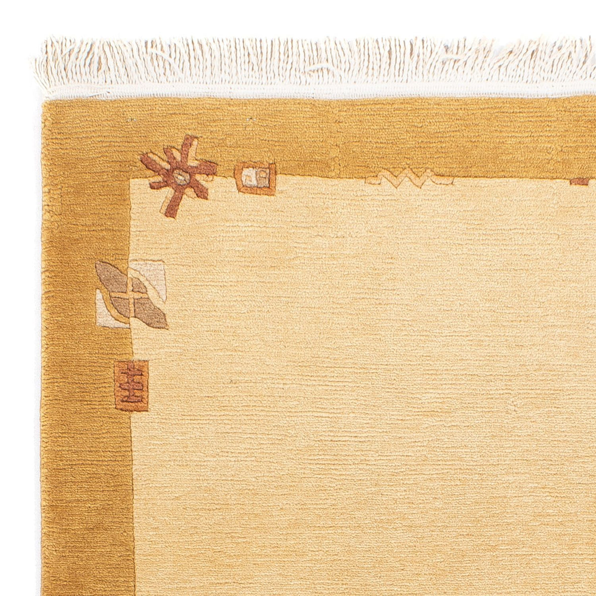 Dywan z Nepalu - Royal - 141 x 74 cm - beżowy