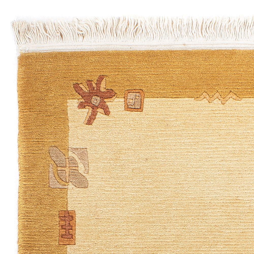 Dywan z Nepalu - Royal - 139 x 71 cm - beżowy