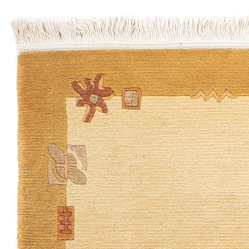 Dywan z Nepalu - Royal - 139 x 71 cm - beżowy