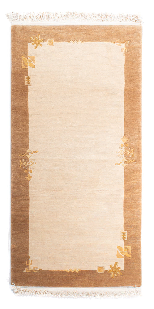 Dywan z Nepalu - Royal - 143 x 73 cm - beżowy