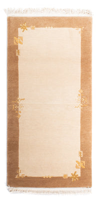 Dywan z Nepalu - Royal - 143 x 73 cm - beżowy