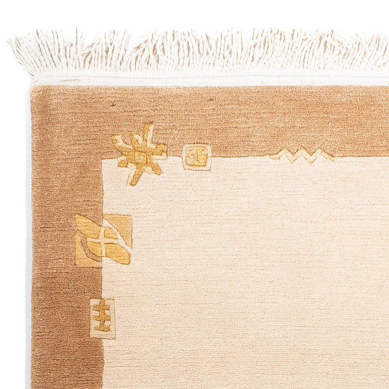 Dywan z Nepalu - Royal - 143 x 73 cm - beżowy