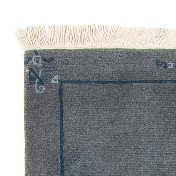 Biegacz Dywan z Nepalu - 329 x 73 cm - niebieski