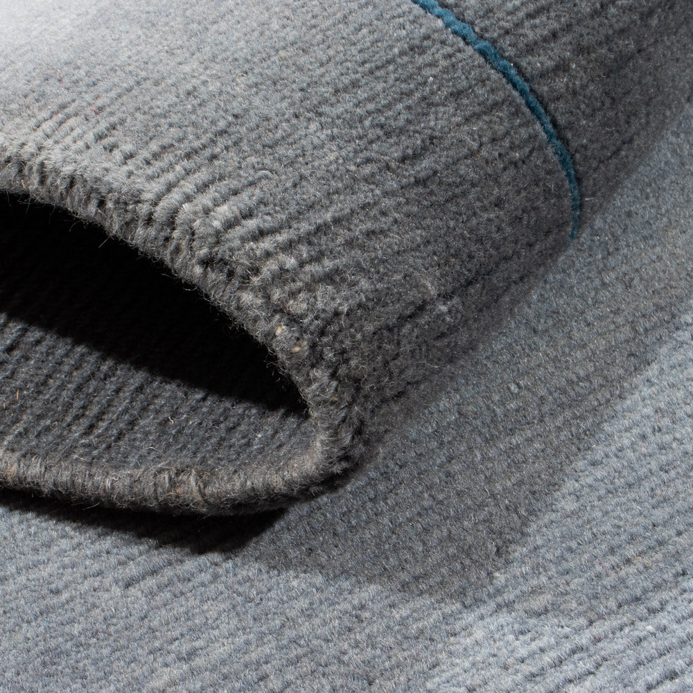 Biegacz Dywan z Nepalu - 343 x 73 cm - niebieski