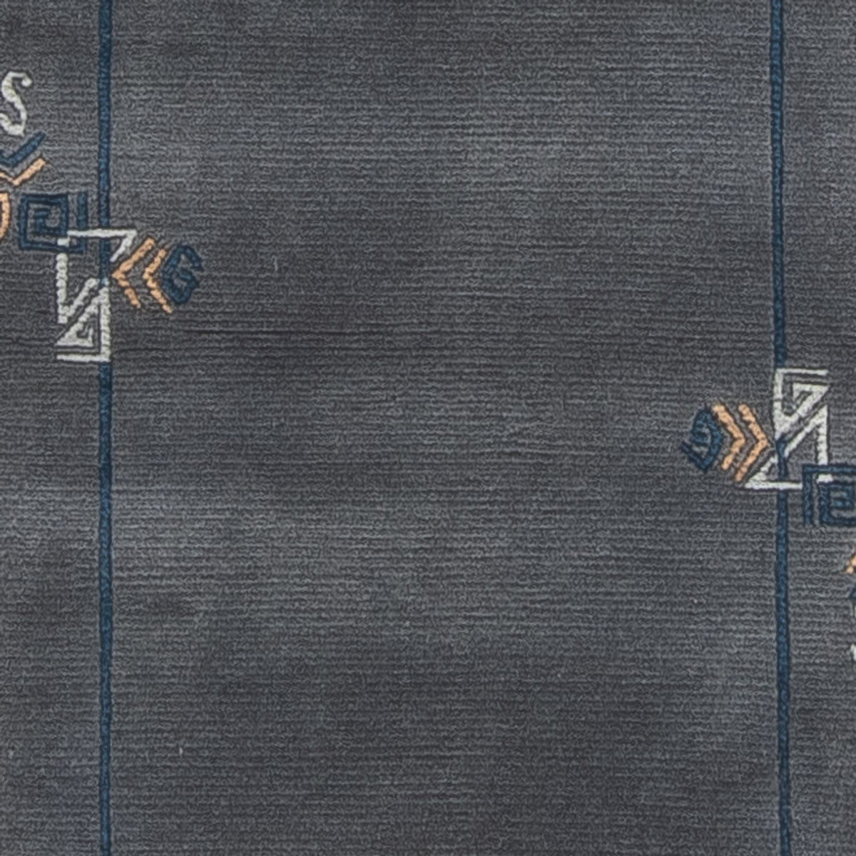 Biegacz Dywan z Nepalu - 330 x 71 cm - niebieski