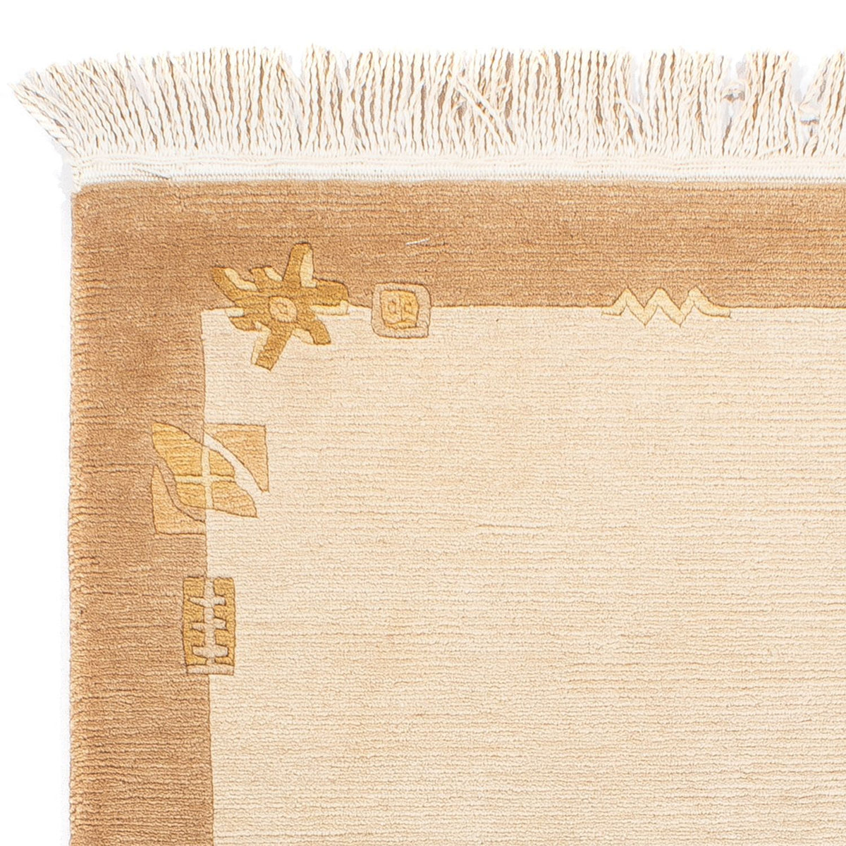 Dywan z Nepalu - Royal - 137 x 71 cm - beżowy