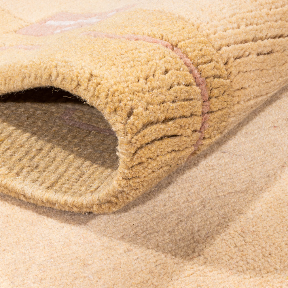 Biegacz Dywan z Nepalu - 333 x 74 cm - beżowy