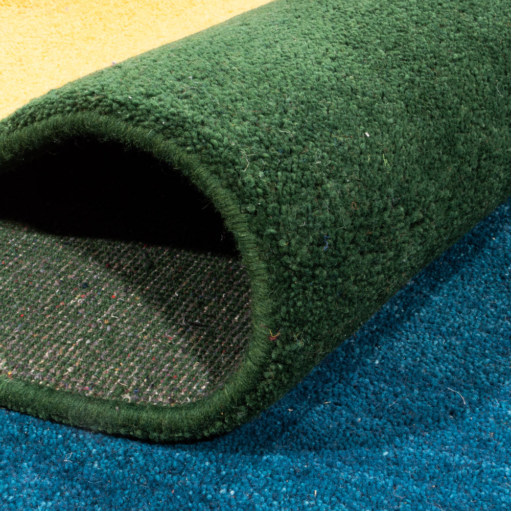 Dywan Gabbeh - Indus - 398 x 291 cm - niebieski