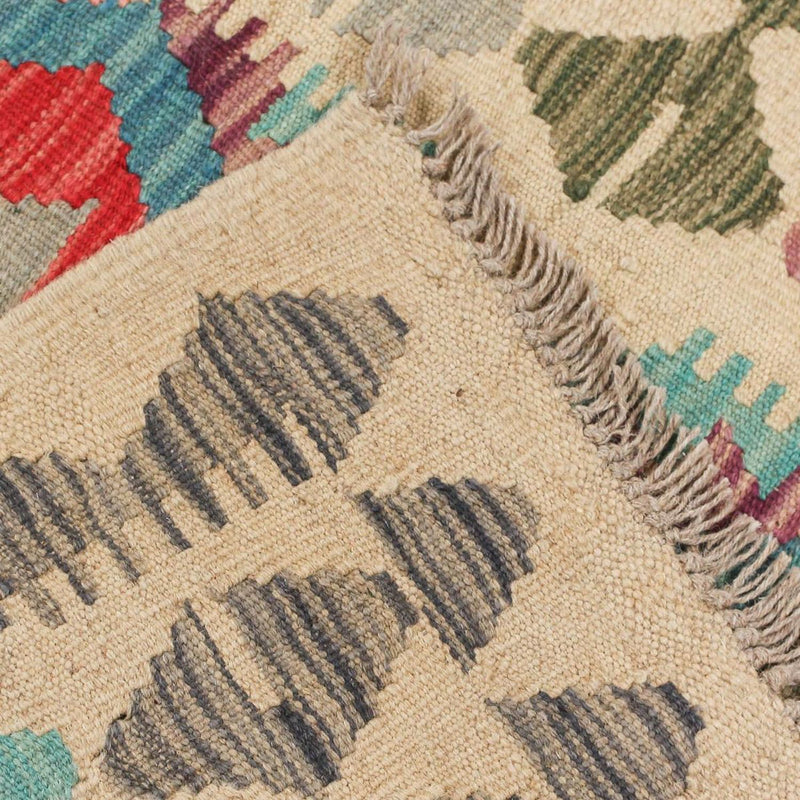 Biegacz Dywan Kelim - Splash - 198 x 110 cm - wielokolorowy