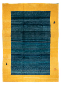 Dywan Gabbeh - Indus - 349 x 246 cm - niebieski