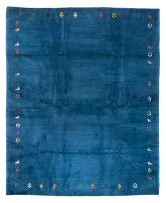 Dywan Gabbeh - Indus - 395 x 313 cm - niebieski